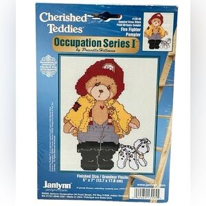 Janlynn  Cross Stitch Cherished Teddies Kccupation Series I Kit